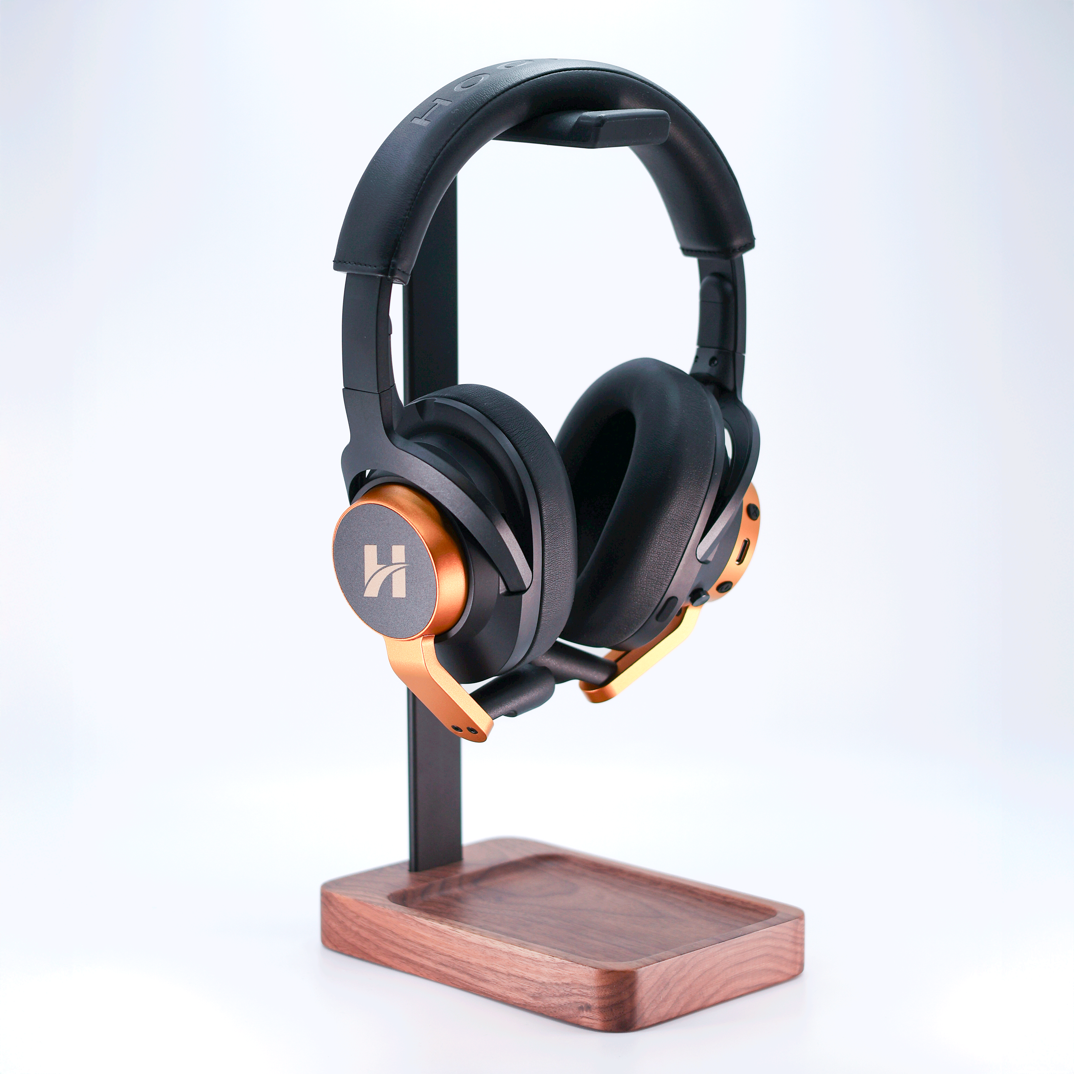 Hoolest Inc. Acessory Hoolest Pro Headphone Stand – Walnut & Aluminum vagus nerve stimulation device