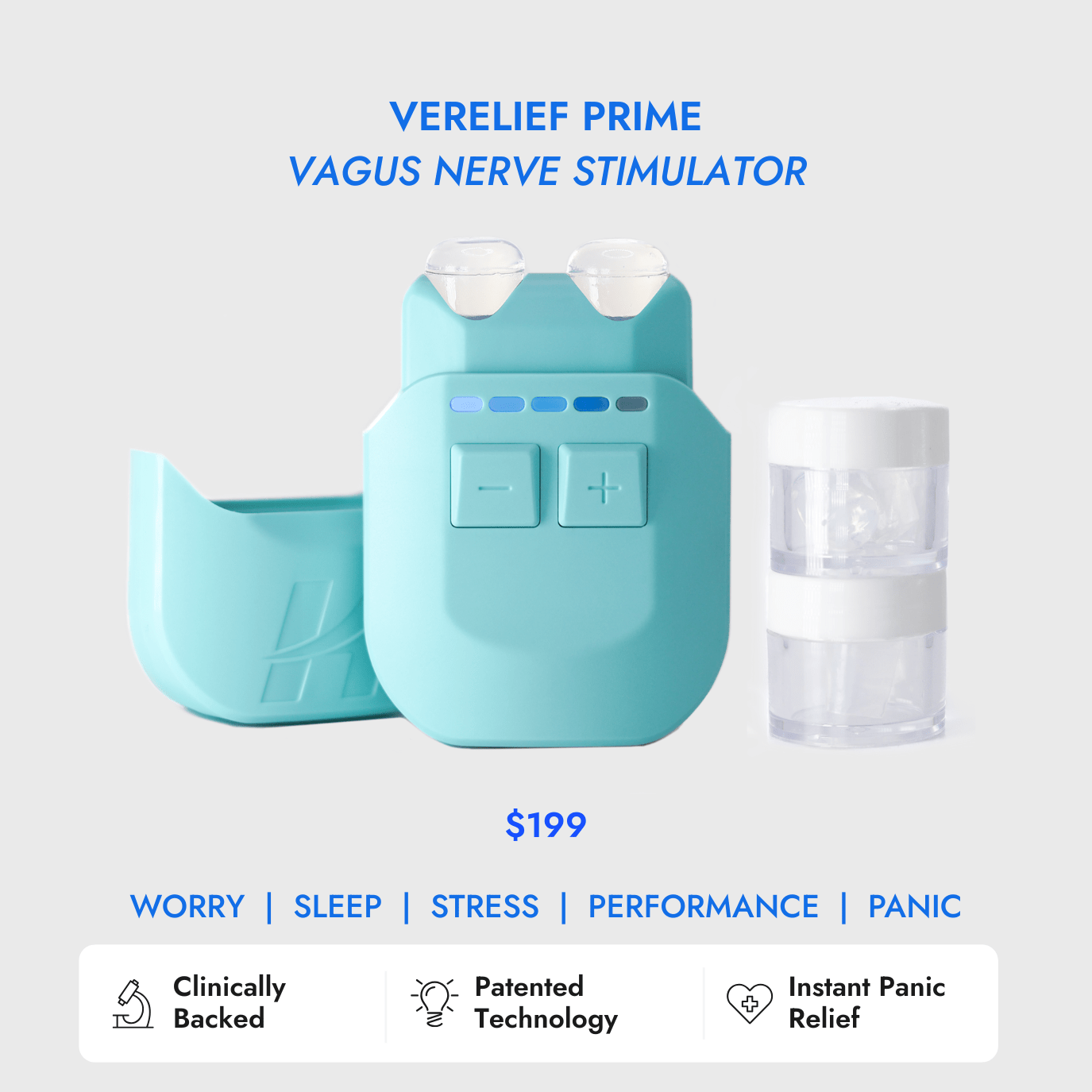 hoolest inc Stimulator / Glacier VeRelief Prime vagus nerve stimulation device