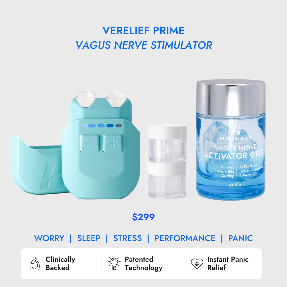 hoolest inc Stimulator Lasting Relief Bundle / Glacier VeRelief Prime vagus nerve stimulation device