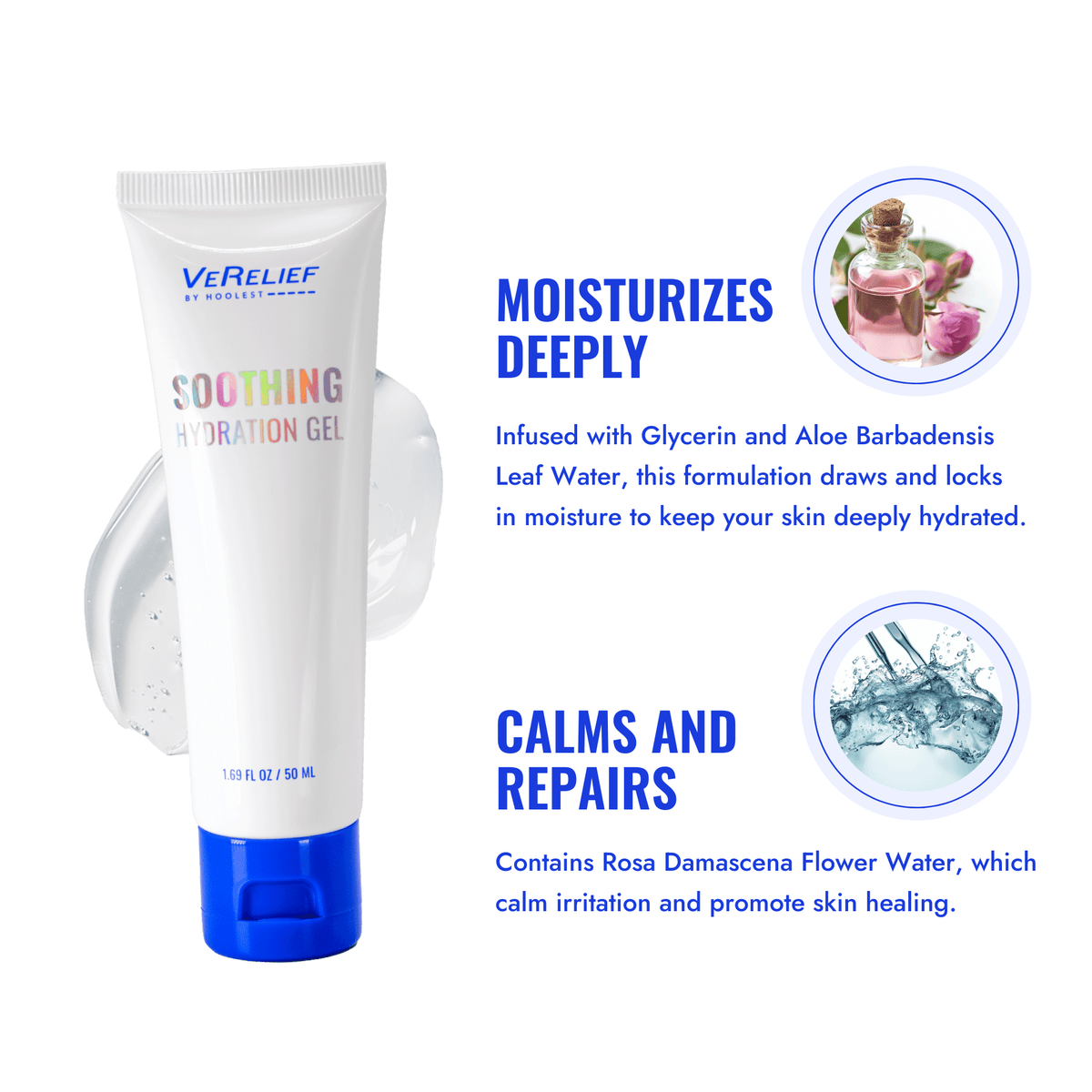 Skin Soothing Hydration Gel | Conductive Aloe Formula – Hoolest