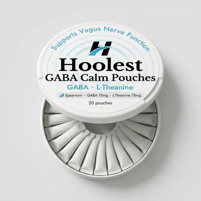 Opening the Hoolest GABA Calm Pouches can
