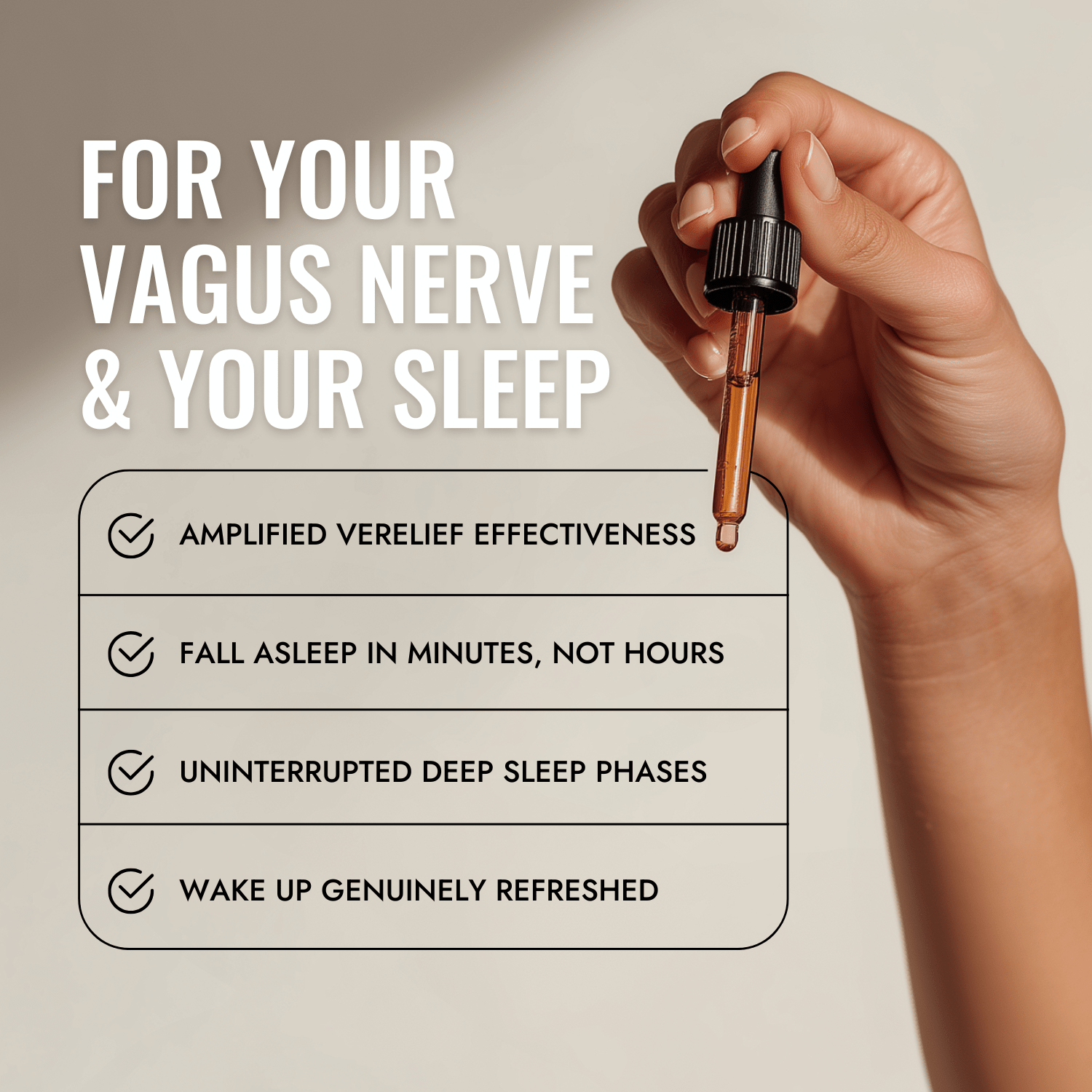 Hoolest Inc. Hoolest Sleep: GABA + L-Theanine for VeRelief Users | Deep Sleep Formula vagus nerve stimulation device