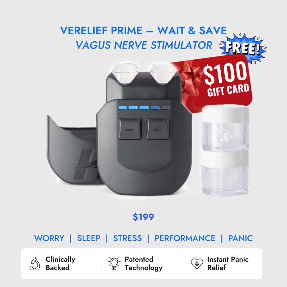 hoolest inc Wait & Save / Graphite VeRelief Prime vagus nerve stimulation device
