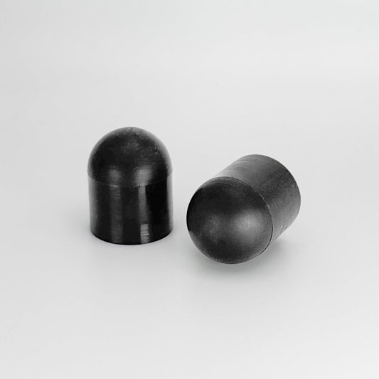 Pair of black replacement gel holder covers